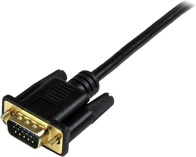 StarTech.com HDMI to VGA Cable - 3 ft / 1m - 1080p - 1920 x 1200 - Active HDMI Cable - Monitor Cable - Computer Cable (HD2VGAMM3)