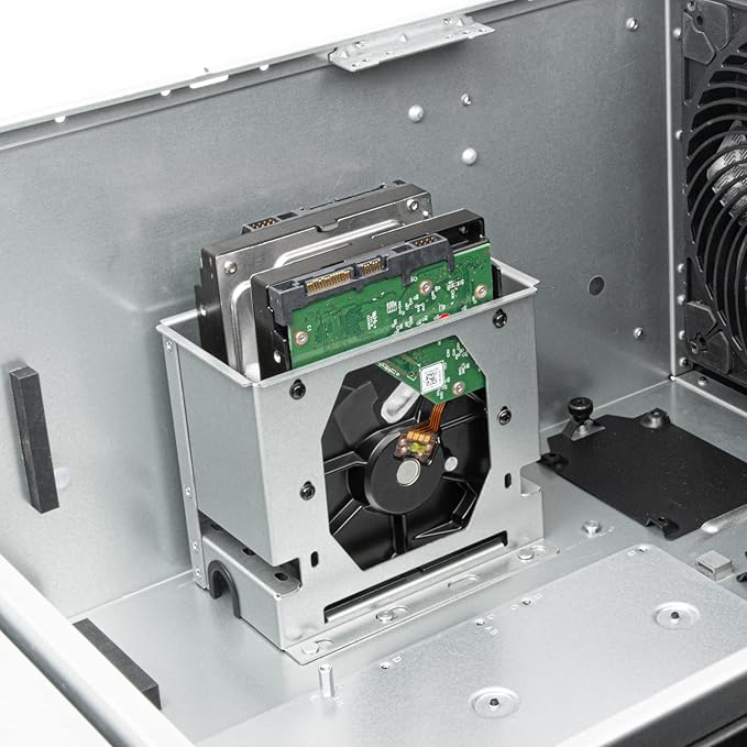 Silverstone Technology RM51 5U Rackmount Server Chassis with Dual 180mm Fans and Enhanced Liquid Cooling Capability, SST-RM51