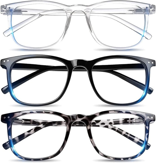 AOSM Blue Light Glasses for Men & Women,Gaming glasses Anti-Glare UV400 Protection,Blue Light Blocking to Relieve Eye Strain