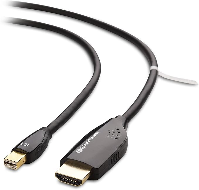 Cable Matters Mini DisplayPort to HDTV Cable in Black 15 Feet - Thunderbolt and Thunderbolt 2 Port Compatible