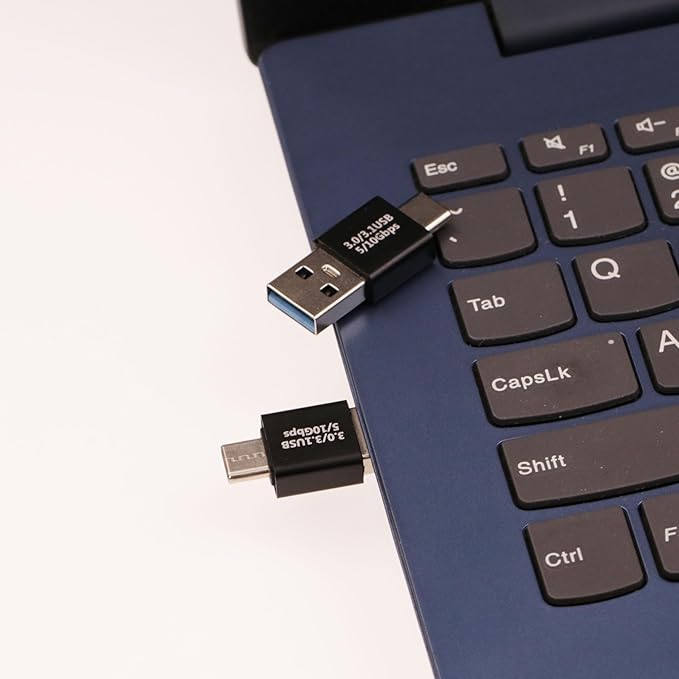 Pastall 𝟒𝐏𝐚𝐜𝐤 𝐔𝐩𝐠𝐫𝐚𝐝𝐞𝐝 USB 3.1 Male to USB C Male Adapter ，USBc/Typec Male to USB Male Converter, Compatible with Mobile Phones/Computers/Notebook Computers/Mobile Phones