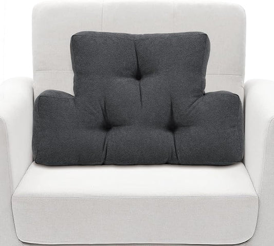 TANYOO Back Pillow for Recliner Lumbar Support Pillow Soft and Fluffy Back Support Cushion Thick Lumbar Cushion for Chairs, Recliners,Sofa, Couch and Bed for Pain Relief
