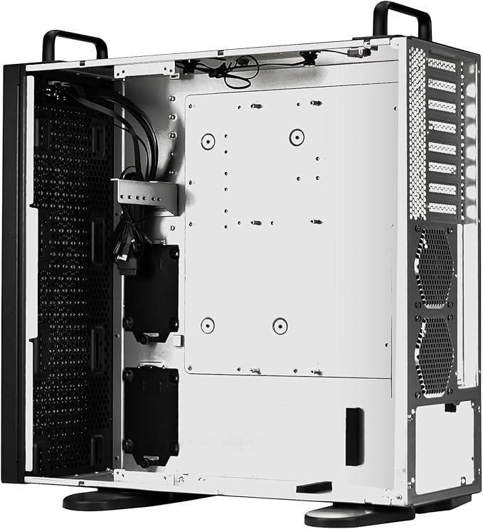 SilverStone Technology RM44 4U Rackmount Server Chassis with Enhanced Liquid Cooling Capability (up to 360mm Radiator), SST-RM44