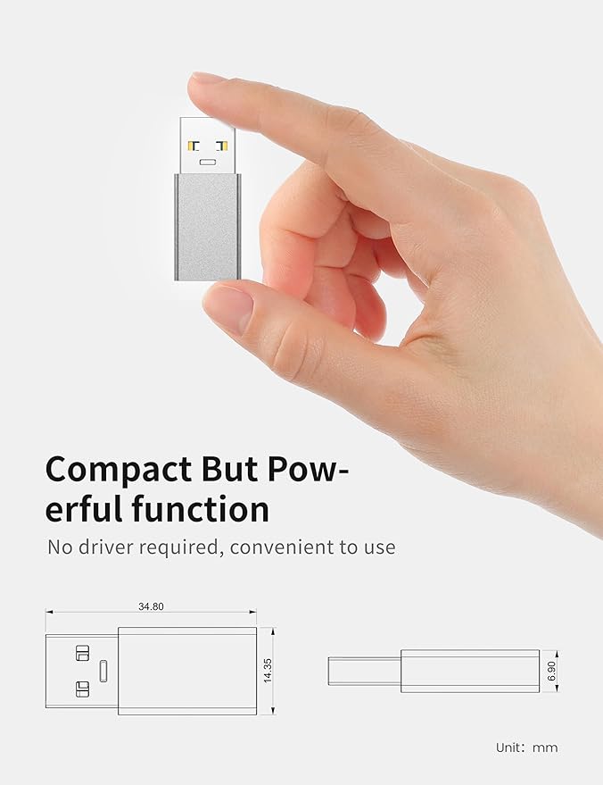 Printer Saver! USB 3.0 A Male to Female Adapter - High-Speed Data Extension for Short Cable Fix ，5Gbps Transfer, Industrial Durabilit