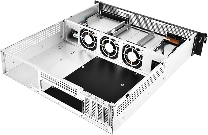 Silverstone Technology RM21-304 2U Micro-ATX Rackmount Server Chassis with Four 3.5" hot-swap Bays, SST-RM21-304