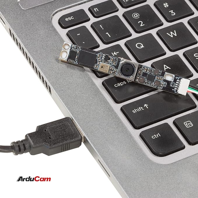Arducam IMX219 8MP Autofocus USB Camera Module, 3280(H)×2464(V)@30fps with Single Microphone for Linux, Windows, and Mac OS