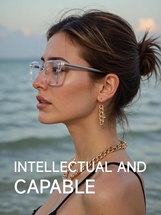 Oversized Square Blue Light Glasses for Woman Men fashion Reduce Eyestrain Protection for TV/Computer/Gaming