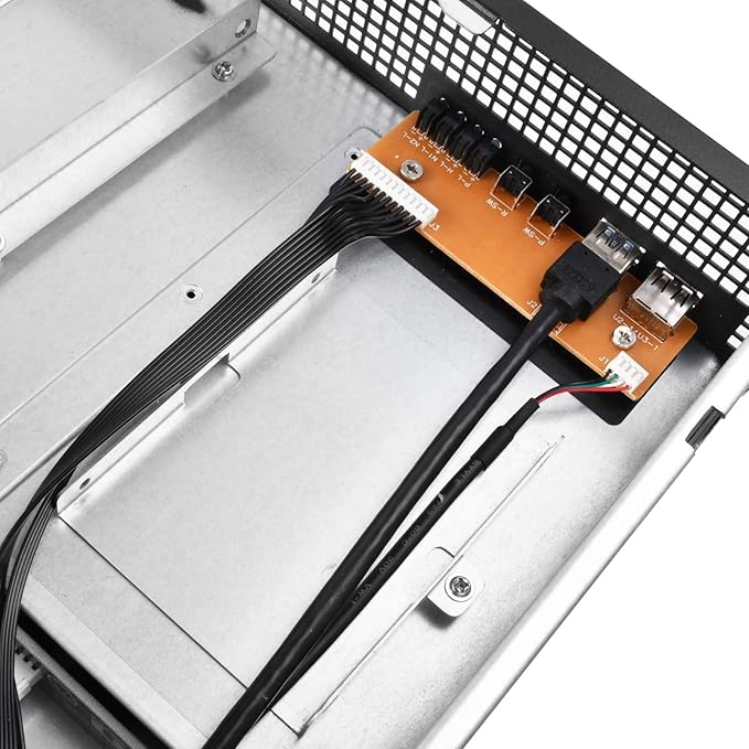 Silverstone Technology RM21-304 2U Micro-ATX Rackmount Server Chassis with Four 3.5" hot-swap Bays, SST-RM21-304