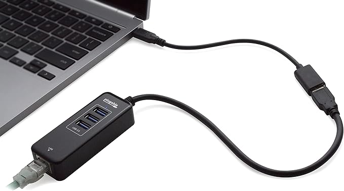 Plugable USB C to USB Adapter Cable with Driverless Technology, Enables Connection of USB Type C Laptop, Tablet, or Phone to a USB 3.0 Device (8 inch / 20 cm) (Pack of 3)