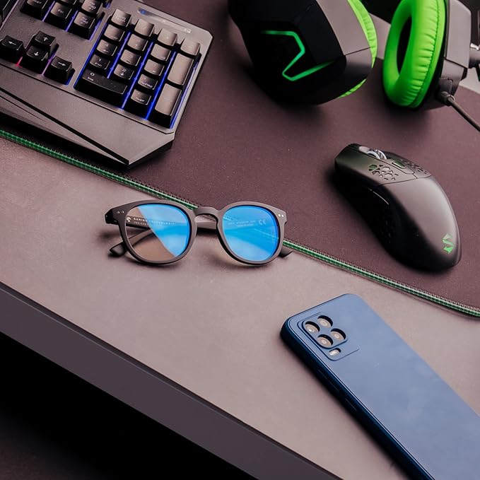 Horus X • Blue Light Glasses Men Women | Blue Light Blocking Glasses for Screen Anti-Fatigue & Eye Migraine | Urban V3