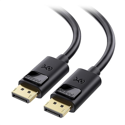 Cable Matters 4K Short DisplayPort to DisplayPort Cable - 3ft, Supports up to 4K@60Hz, 2K@144Hz, Male to Male Computer Monitor Cable, DP Cord, Black