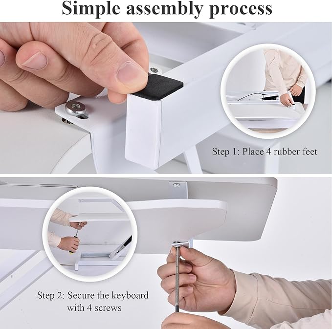 37" Desk Converter, Height Adjustable Stand Up Desk Converter, 2 Monitor Standing, Sit to Stand, Quick Sit to Tabletop, Riser Workstation with Wide Keyboard Tray