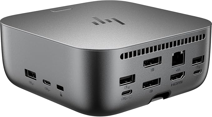 HP 280W G6 Thunderbolt 4 Ultra Dock Port Replicator Bundle w/DKZ Hub (Universal Thunderbolt/USB-C Docking Station, Single Cable for Charging, Data Transfers to Any Brand Laptop) AW5M5UT#ABA (2 Pack)