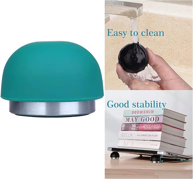 Laptop Cooling Stand, Portable Magnetic Laptop Cooler, Small Invisible Cooler Ball, Ergonomic Laptop Stand for Computer