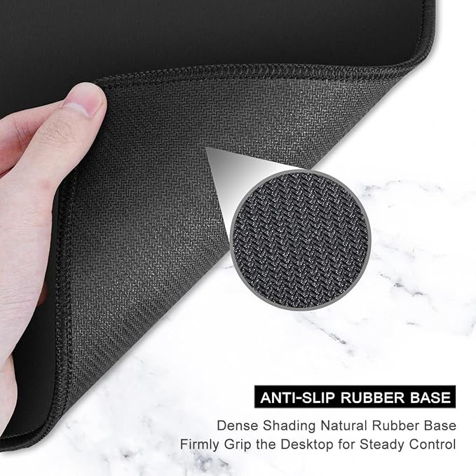 Auhoahsil Desk Mouse Pad, Large Gaming Mousepad, XXL Desk Pad, Extended Long Superior Micro-Weave Cloth Non-Slip Rubber Big Computer Mouse Mat for Gamer, Office & Home, 35" x 15", Tropical Leaves