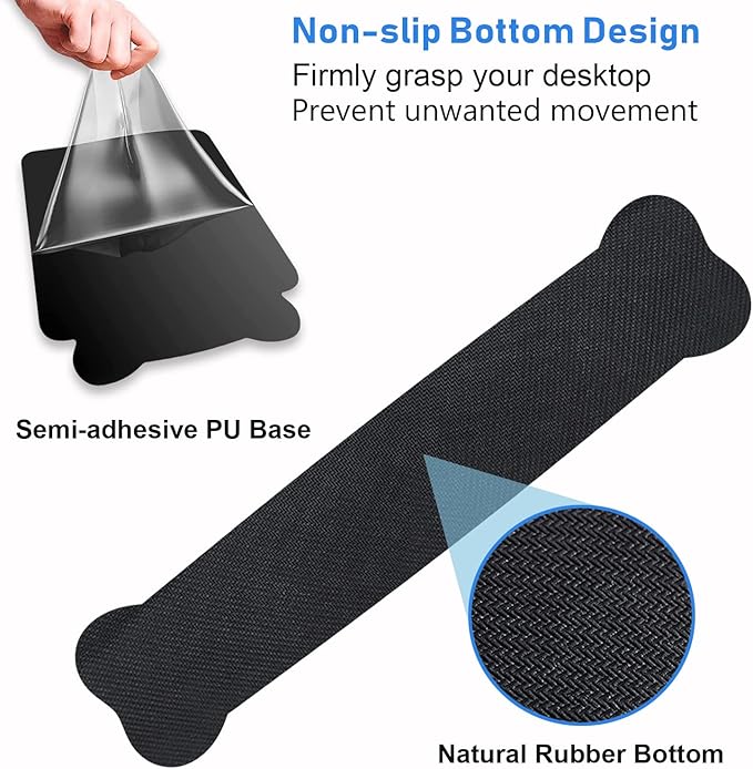 Wrist Rest Support Ergonomic Gel Mouse Pad & Memory Foam Keyboard Set, Non-Slip Rubber PU Base for Home Office Working Studying Easy Typing & Pain Relief, Quote Bible Verse Phil 4:13