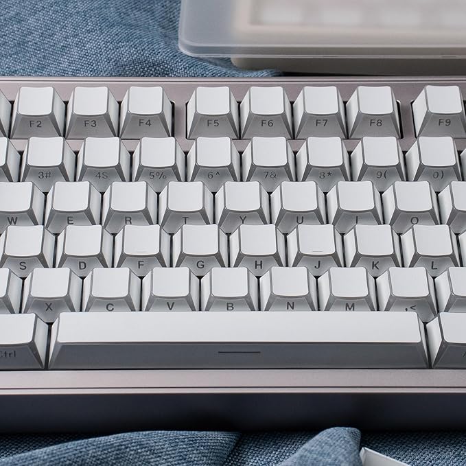 Sumgsn 137 Keys PBT Keycaps Shine Through Cherry Profile Keycaps Set Fit for 61/64/87/104/108 Cherry Mx Switches Mechanical Keyboard