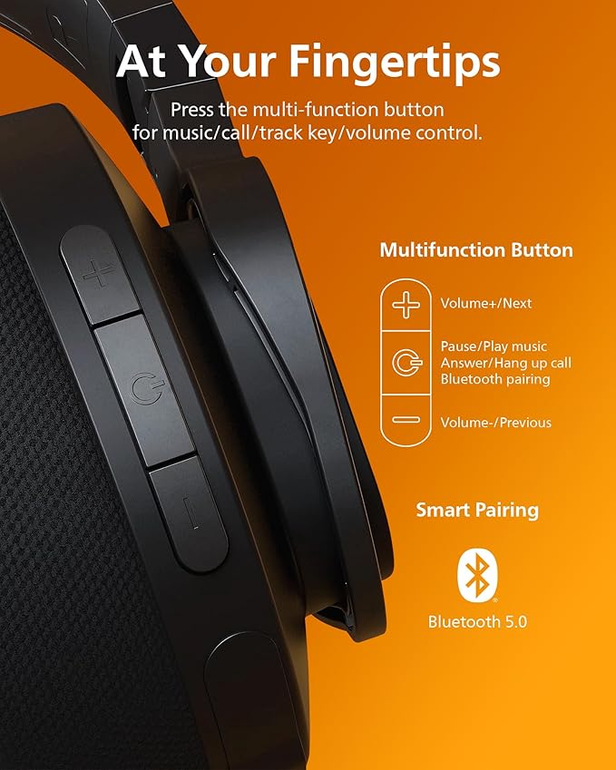 Philips A4216 Wireless Sports Headphones, up to 35 Hours Play time, Washable Cooling Ear-Cup Cushions, IP55 Water/dust Protection, Bluetooth + 3.5 mm Audio Port, Built-in Microphone TAA4216BK,Black