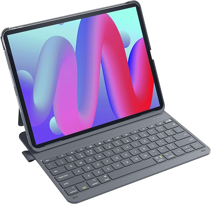 Inateck Case with Keyboard for iPad Air 13 inch M4 2026/M3 2025/M2 2024, Ultralight Keyboard for iPad Pro 12.9 inch 6/5/4/3rd Gen, QWERTY, with Pen Holder, BK2007-13