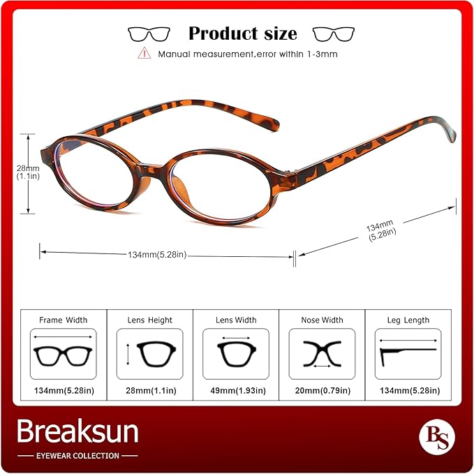Retro Small Oval Glasses for Women Men 90s Small Face Blue Light Eyeglasses Cosplay Y2K Fake Glasses