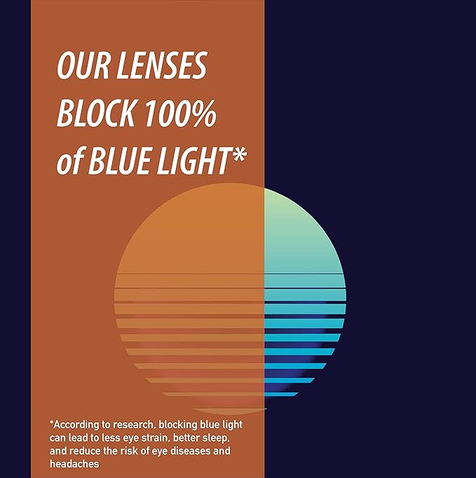 BluBlocker Original Aviator Sunglasses | Retro | Blocks 100% of Blue & UV light | For Men & Women | Reduce Glare & Eye Stress
