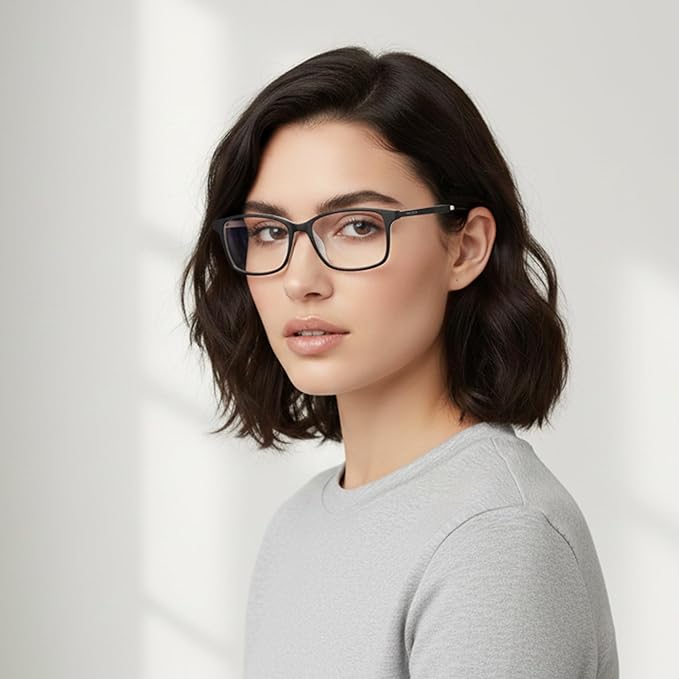 Prospek Blue Light Glasses Reading for Men and Women, For Computer Use, Blue Light Protection, Clear Lens 0 to +3.0 Diopters