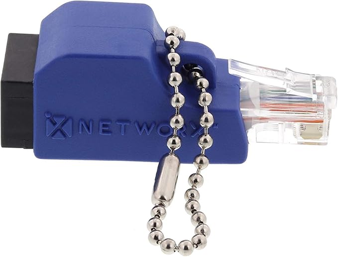 Networx T1 / E1 / PRI Crossover Adapter - RJ45 Male to Female - Converts Ethernet Patch Cable to Telecom Crossover - for Router Labs and Legacy Muxes