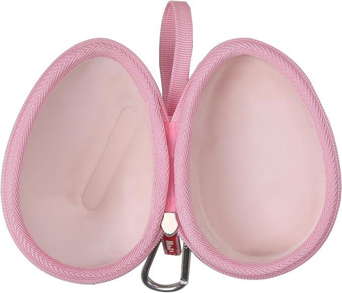 Mouse Case Fits for Logitech Lift Vertical Ergonomic Mouse, Travel Carrying Box for Logi Wireless Bluetooth Cordless Upright Mouse, Case Only (Pink)