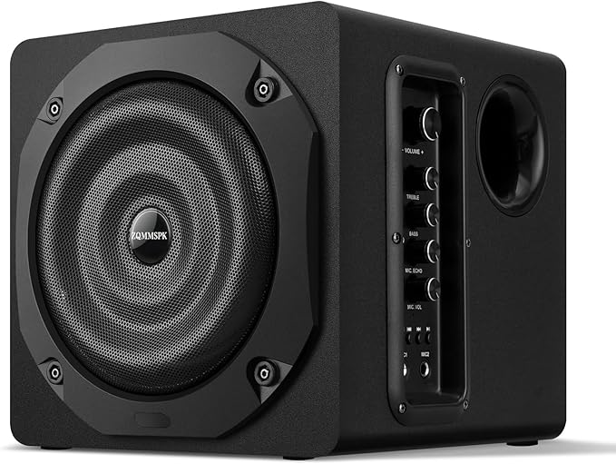 Computer Speakers with Subwoofer, 2.1 Gaming Speaker System for Desktop PC, 100W RMS, 6.5" Deep Bass, Bluetooth 5.3, AUX/RCA/Optical/Coaxial, Surround Sound for PC/Monitor/TV - Black