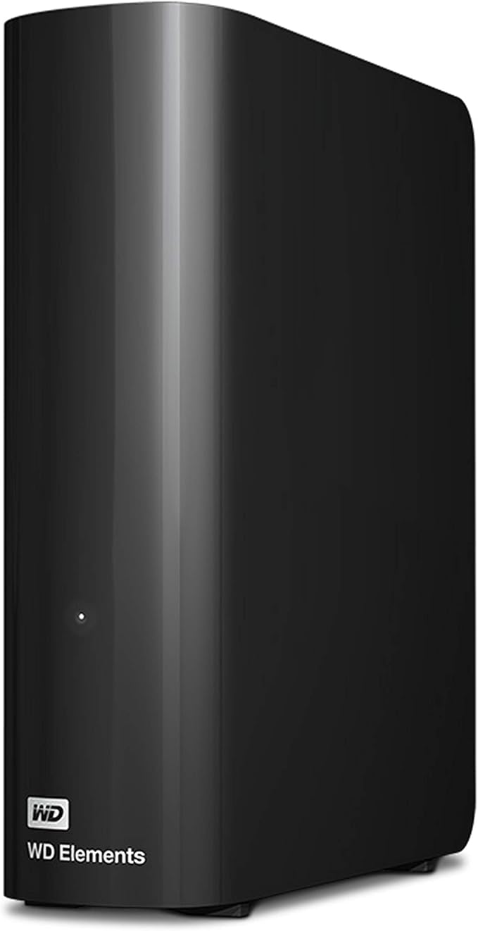 WD 6 TB Elements Desktop External Hard Drive - USB 3.0, Black