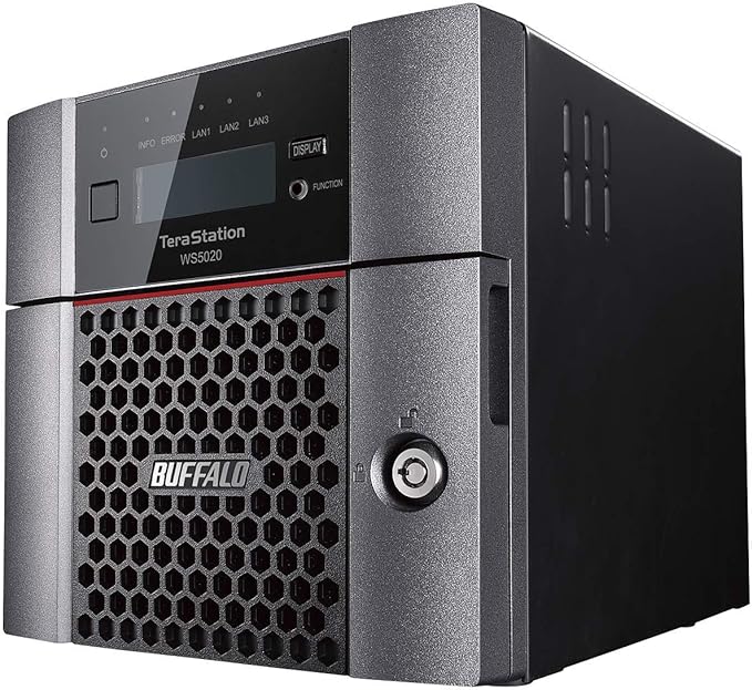 BUFFALO TeraStation WS5220DN 2-Bay Windows Server IoT 2025 Desktop NAS 8TB (2x4TB) w/HDD Included