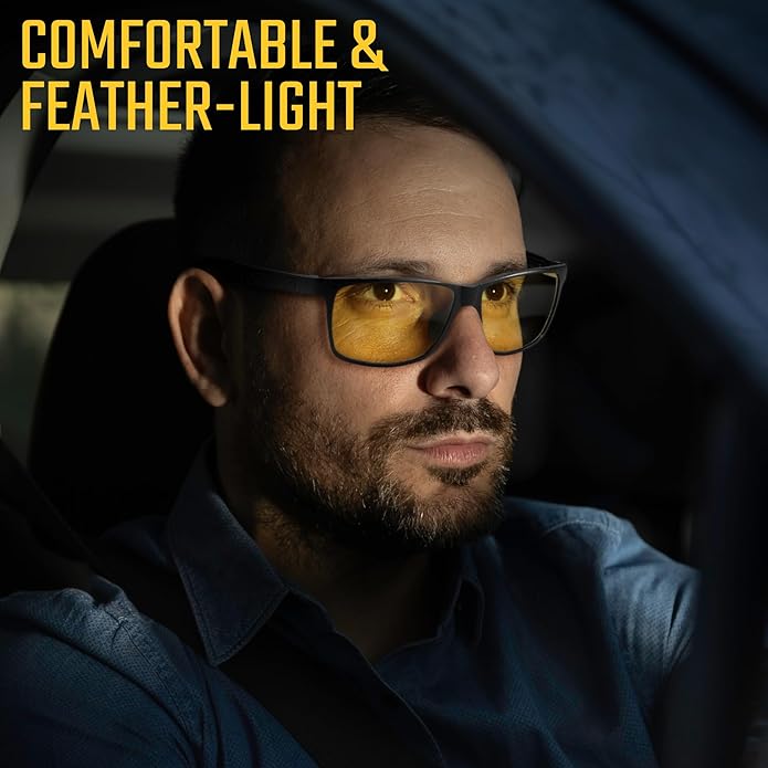 IBOANN Blue Light Glasses for Men - Lightweight Al-Mg Metal, Gaming Computer Blocking Glasses, Eye Protection Anti Eyestrain