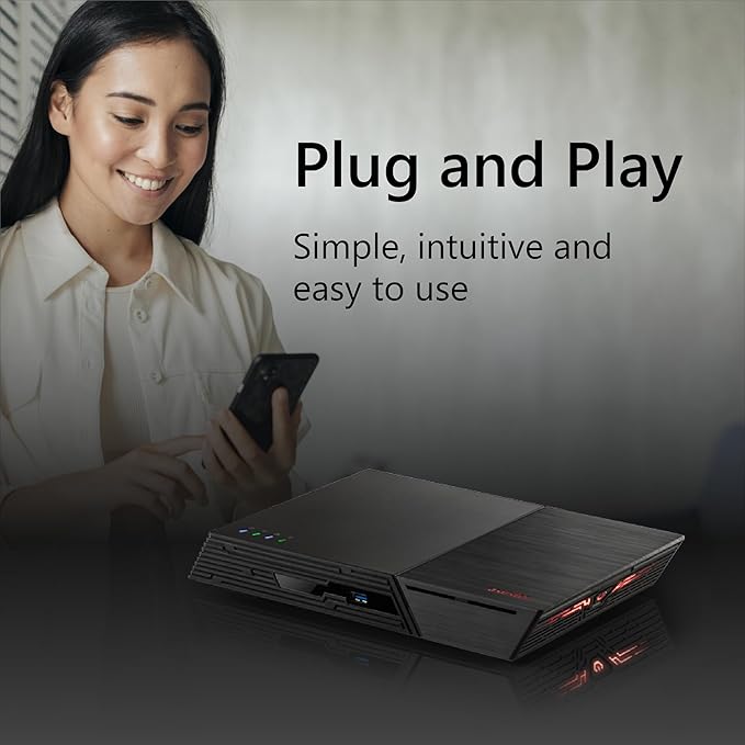 Asustor FLASHSTOR 12 Pro Gen2 FS6812X, 12 Bay All M.2 SSD NAS, AMD Ryzen Quad Core 2.3GHz, 16GB RAM ECC DDR5, Dual 10GbE, Network Attached Storage for Video & Content Creators(Diskless)