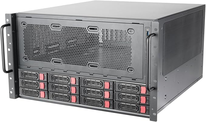 Silverstone Technology RM61-312 6U 12-Bay Rackmount Chassis, SST-RM61-312