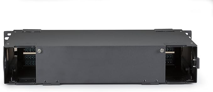 Black Box Rackmount Fiber Enclosure, 2U, 6-Slot Adapter