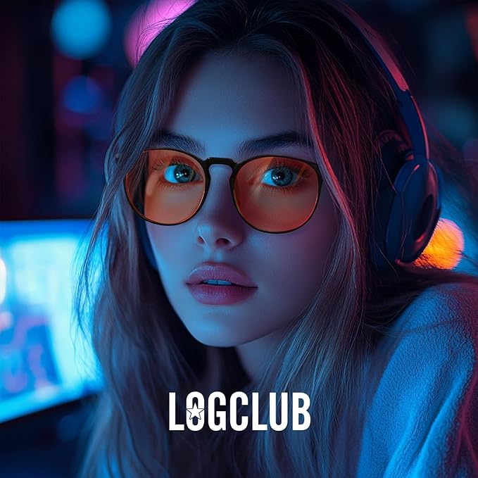 Blue Light Glasses For Woman/Men Blue Light Blocking Glasses, Retro Round Anti Eyestrain Computer Glasses