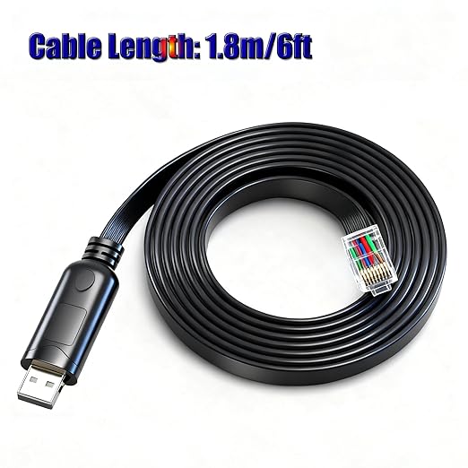 USB to RS485 Converter RJ45 Adapter Serial Cable for Seplos PUSUNG Series SUTEN Smart BMS Connection, Built-in FT232 IC (1.8m/6ft)