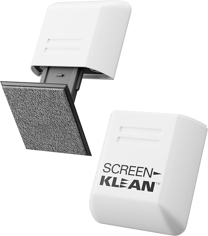 CarbonKlean ScreenKlean Tablet Screen Cleaner - Compatible with iPad, Android & Amazon Tablet - with Carbon Microfiber Tech - Injected White - 1 Count (Pack of 1)