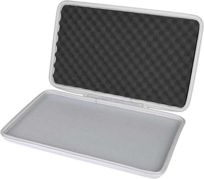co2CREA Hard Case Compatible with Logitech Wave Keys MK670 Combo/Wave Keys Wireless Ergonomic Keyboard,Off White Case