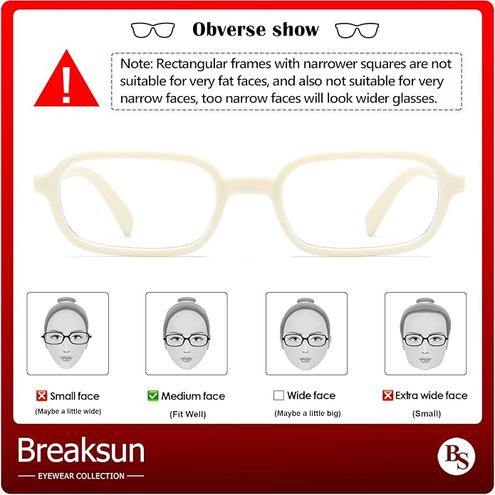 Retro Rectangle Glasses for Women Men Small Square Blue Light Blocking Glasses Vintage Eyeglasses