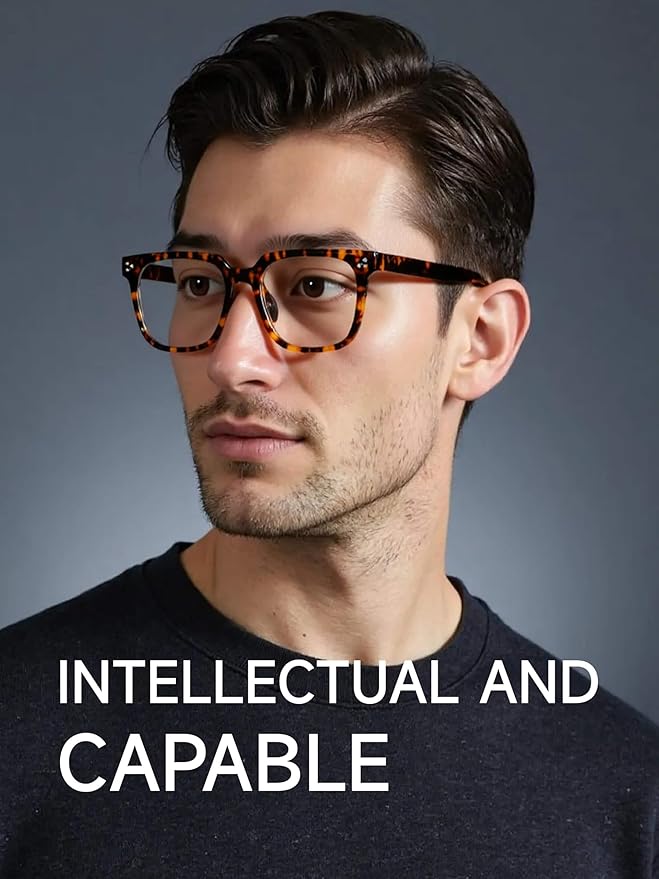 Oversized Square Blue Light Glasses for Woman Men fashion Reduce Eyestrain Protection for TV/Computer/Gaming