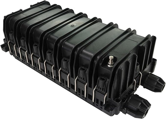 Eaton Tripp Lite Fiber Optic Splicing Enclosure, Horizontal Box, 72 Fiber Capacity Single Mode & Multimode, 3 Cable Trays, Outdoor IP68 Rated, Lifetime Manufacturer's Warranty (N600H-0072-3)
