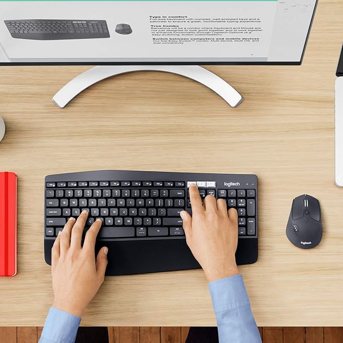 logitech MK850 Performance Wireless Keyboard and Mouse Combo(Renewed)