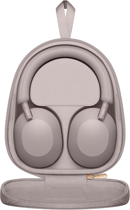 Sony WH-1000XM5 Premium Noise Canceling Wireless Headphones, Auto NC Optimizer, 30-Hour Battery, Alexa Voice Control, Smoky Pink