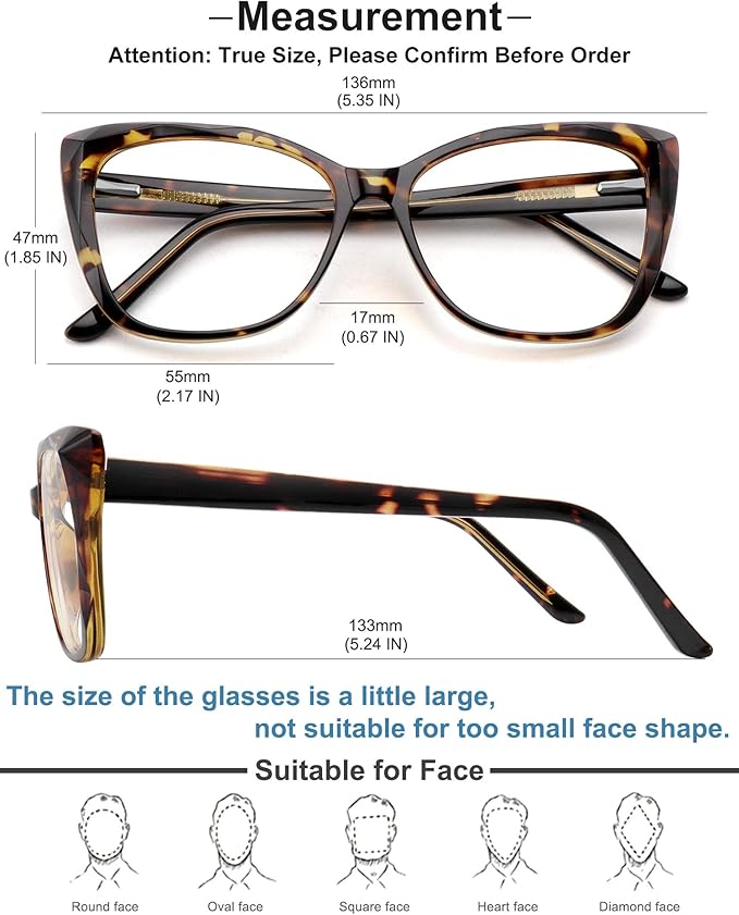 MEETSUN Blue Light Blocking Glasses for Women Anti Eyestrain Filter Blue Ray Oversized Computer Game Glasse
