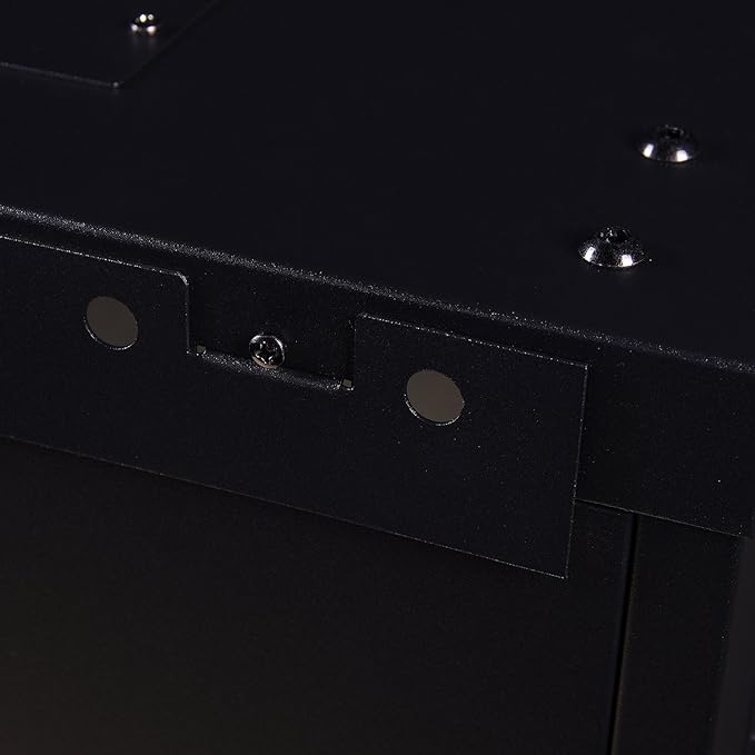 Rosewill Professional 6U Wall mount Cabinet Enclosure 19-Inch Server Network Rack With Locking Glass Door 16-Inches Deep Black (RSWM-6U001)