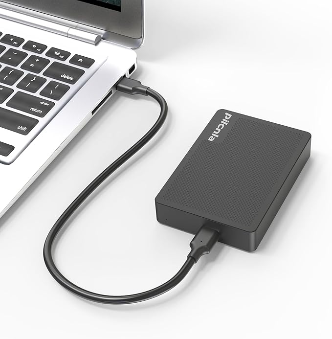 Ultra Slim Portable External Hard Drive USB3.0 HDD Storage for Xbox,PS4/5,PC,Desktop,Laptop,MacBook,Chromebook (HDD1.2-1TB)