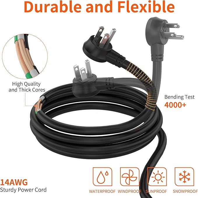 8 Outlet Power Strip 2100J Surge Protector, 10FT Heavy Duty Extension Cord Wide Spaced Outlet and Wall Mount Metal Powerstrip for Home Office Garage Workshop