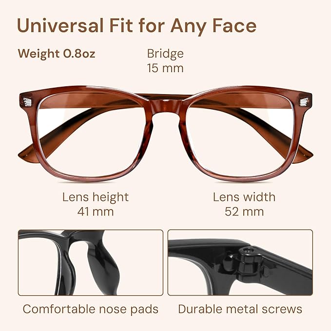 Gaoye Stylish Eyewear Frame Accessories - Blue Light Glasses for Woman - Computer Glasses for Blue Light Blocking