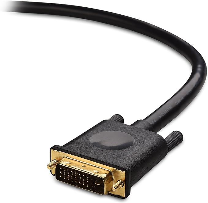 Cable Matters CL3 in-Wall Rated Bi-Directional HDMI to DVI Cable - 10ft, DVI to HDMI Cable, HDMI1.4 to DVID Dual Link Cord, Black